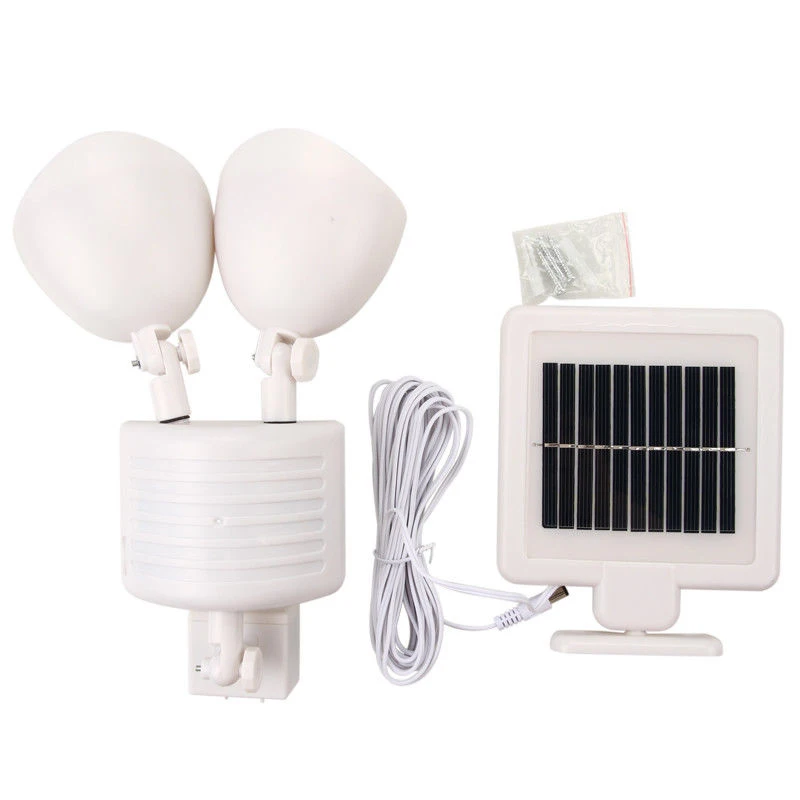 

22 LED Double-Headed Solar Light Motion Body Sensor Security Wall Lamp Outdoor Garden Spotlight LB88