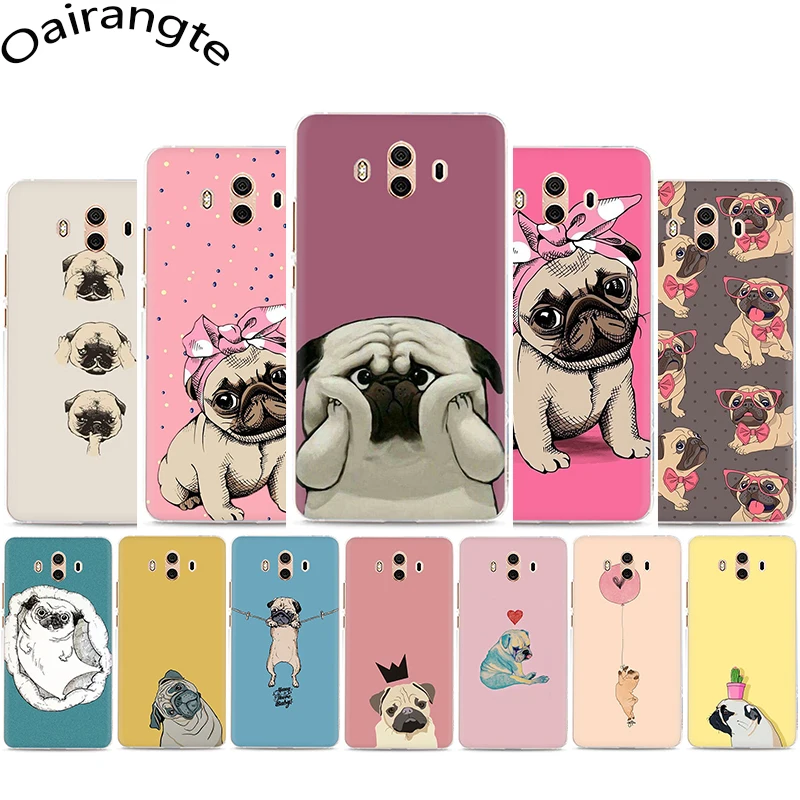 

Pug Life Hard phone Case for Huawei Y6 Y7 Prime Y9 Mate 10 20 30 Lite Pro Nova 2i 3 3i Lite 4 5i
