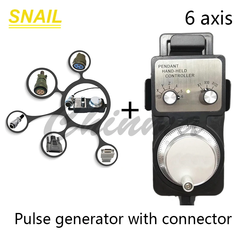 6 axis Pulse generator for fanuc mitsubishi siemens gsk lnc fagor knd delta syntec mach3 Machining Center Engraving machine | Инструменты