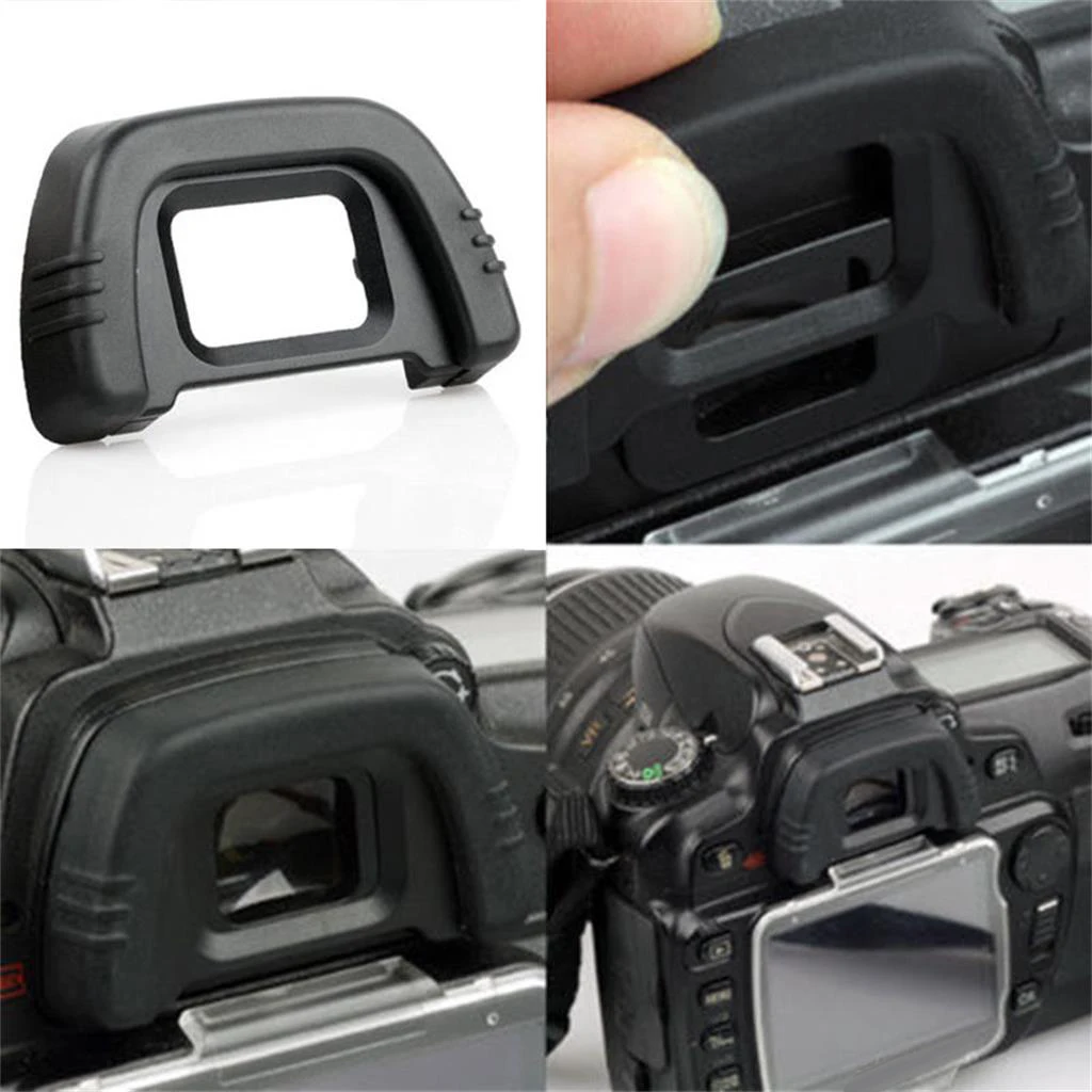 Schwarz 1Pcs Foto Okular Augenmuschel Ersatz für Nikon D7000 D90 D200