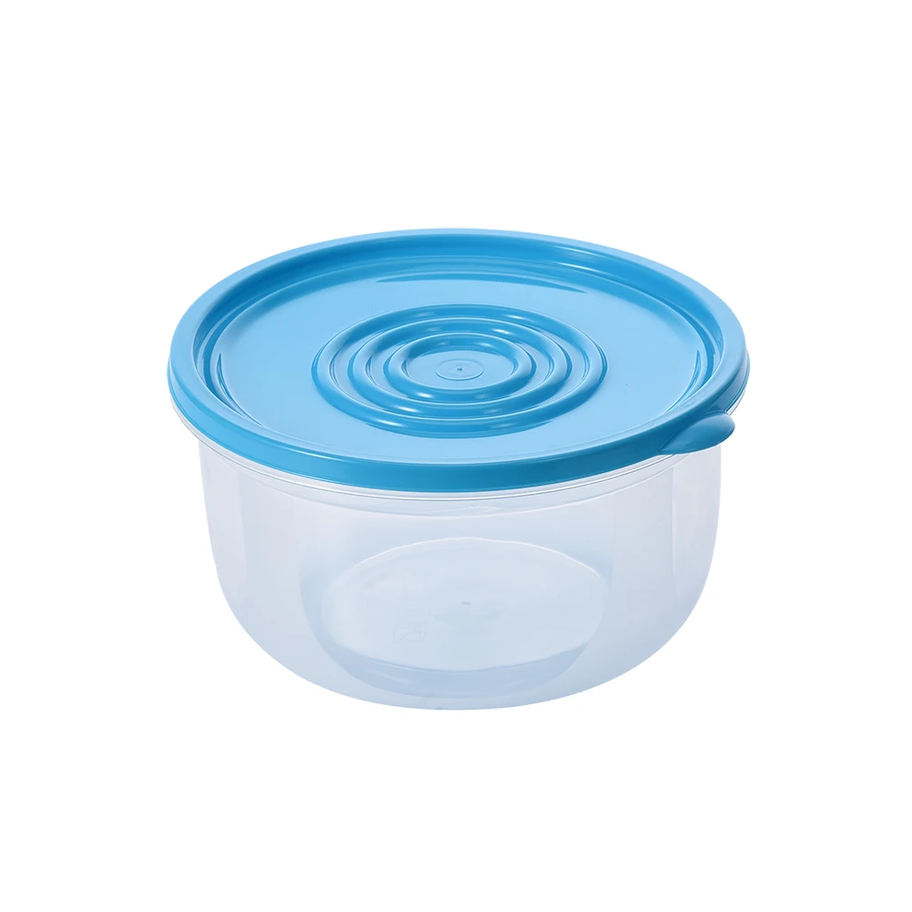 5 шт. герметичный круглый контейнер для холодильника, пластиковые радужные коробки для хранения еды Bento, коробка для хранения, ланч-боксы, контейнер для кухни