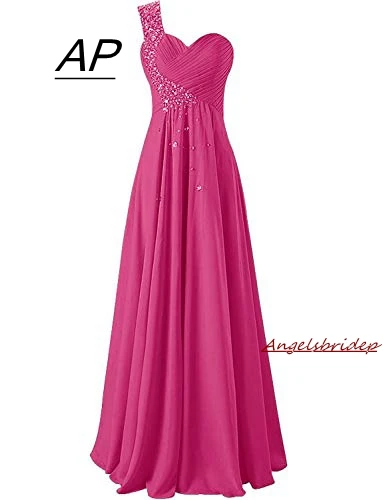 Модное вечернее платье на одно плечо с кристаллами, длинное шифоновое милое платье Vestidos De Fiesta Largos Elegantes вечерние платья