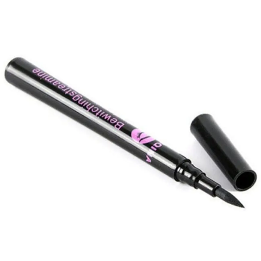Черная Водостойкая Подводка для глаз жидкая подводка для глаз ручка карандаш для макияжа, косметика подводка для глаз