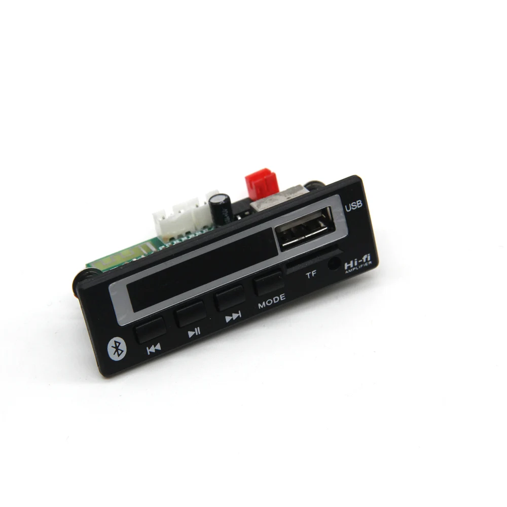 Автомобильный аудио USB TF FM модуль беспроводной Bluetooth радио 5 в 12 В MP3 WMA декодер