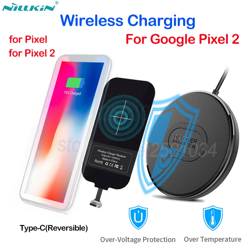Nillkin Qi Беспроводная зарядка для Google Pixel/Pixel 2 Mini Беспроводное зарядное устройство +