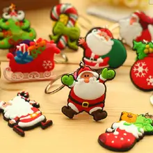 Рождественские, вечерние, креативные, многоцветные, рождественские, подвесные кольца, рождественские, детские подарки, украшение, дерево, ключ