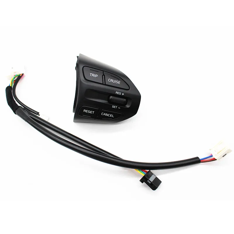 PUFEITE volante botón para KIA K2 RIO 2017 de Río de 2018 X línea Bluetooth Teléfono de Control de crucero, interruptor de volumen
