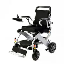2019 net weight 19.8kg Fashion high quality double lithium battery foldable electric disabled elderly wheelchair