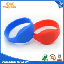 Yongkaida водонепроницаемые rfid браслеты силиконовые идентификации браслет с EM4100, EM4102, EM4450, TK4100, T5577