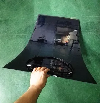 

Using more than 22% of the high conversion rate of imported US SUNPOWER cells made of black 100w solar semi-flexible panel