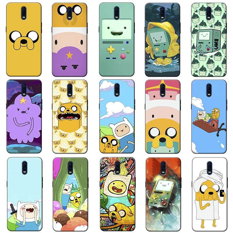 Adventure Time with Finn and Jake Top cute Soft Silicone Phone Case for oneplus one plus 7 pro 7t 6 6t 5t |