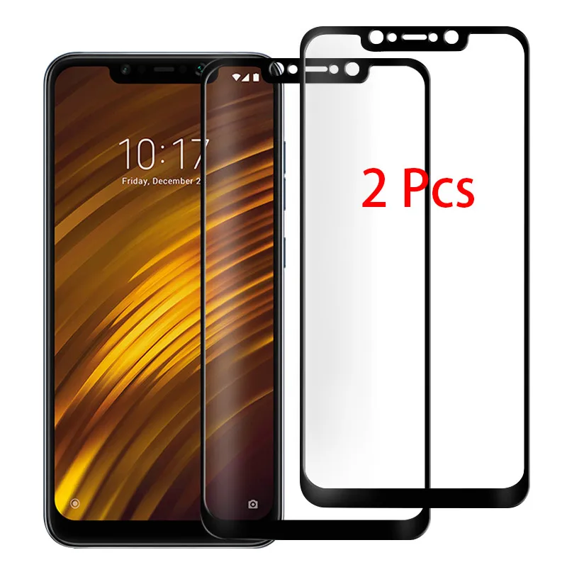 Закаленное стекло для Xiaomi Pocophone F1 9H Пленка премиум класса защиты экрана POCO F2Pro F3 X3