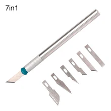 6 in 1 Mobile Phone Repair Cutting Knife with 6 pcs Blade Scraping Cutter Drawing Knife Tool for DIY for iPhone Cell Phone Tools 6 in 1 Mobile Phone Repair Cutting Knife with 6 pcs Blade Scraping Cutter Drawing Knife Tool for DIY for iPhone Cell Phone Tools