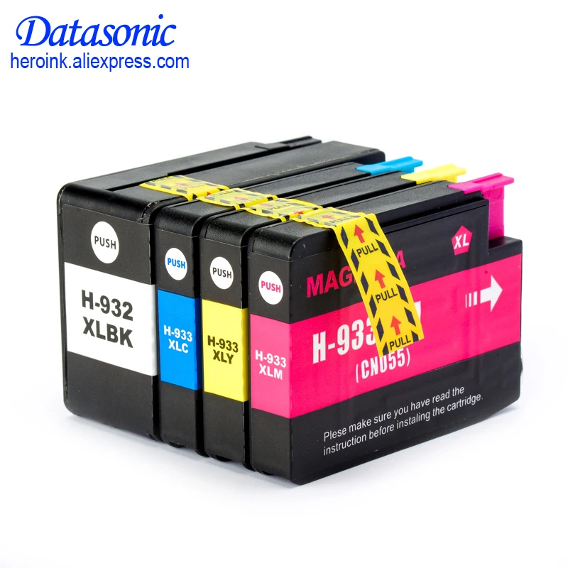 Совместимый чернильный картридж DAT 4PK для H P 932 933 932XL 933XL принтера Officejet 6100 6600 6700 7110