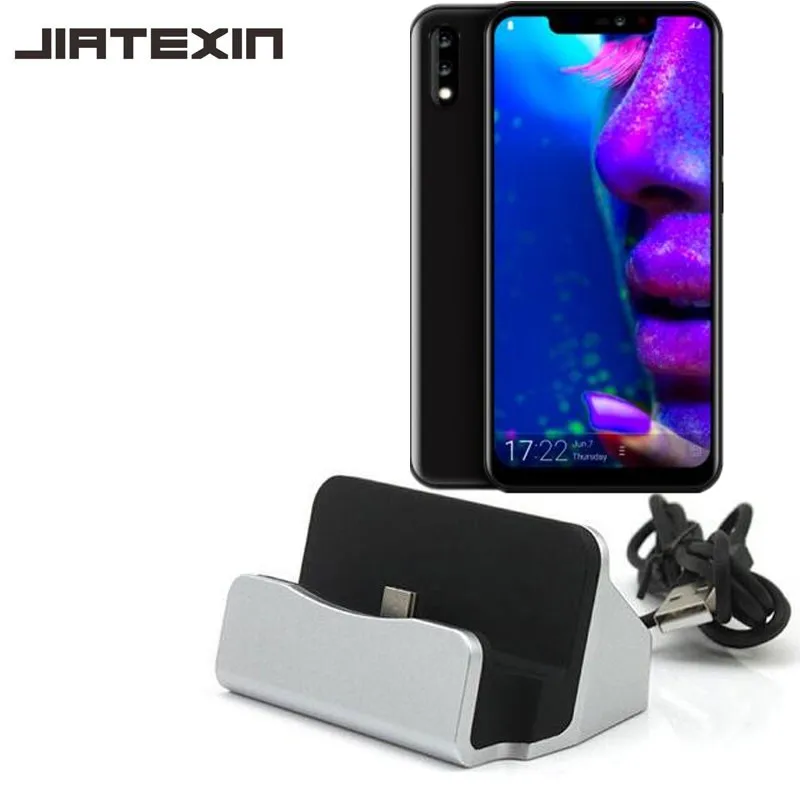 

JIATEXIN Desktop Data Sync Type-C USB Cable Dock Charger Station For Allview Soul X5 Pro USB-C Charging Adapter