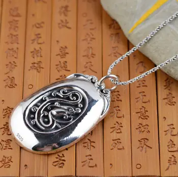 

Wang Yinshi silver deer wholesale S925 Sterling Silver Pendant antique style explosion birthday gift