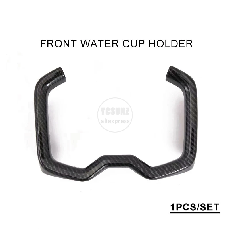 YCSUNZ ABS carbon fiber Interior door handle panels interior parts car styling car interior accessories For toyota rav4