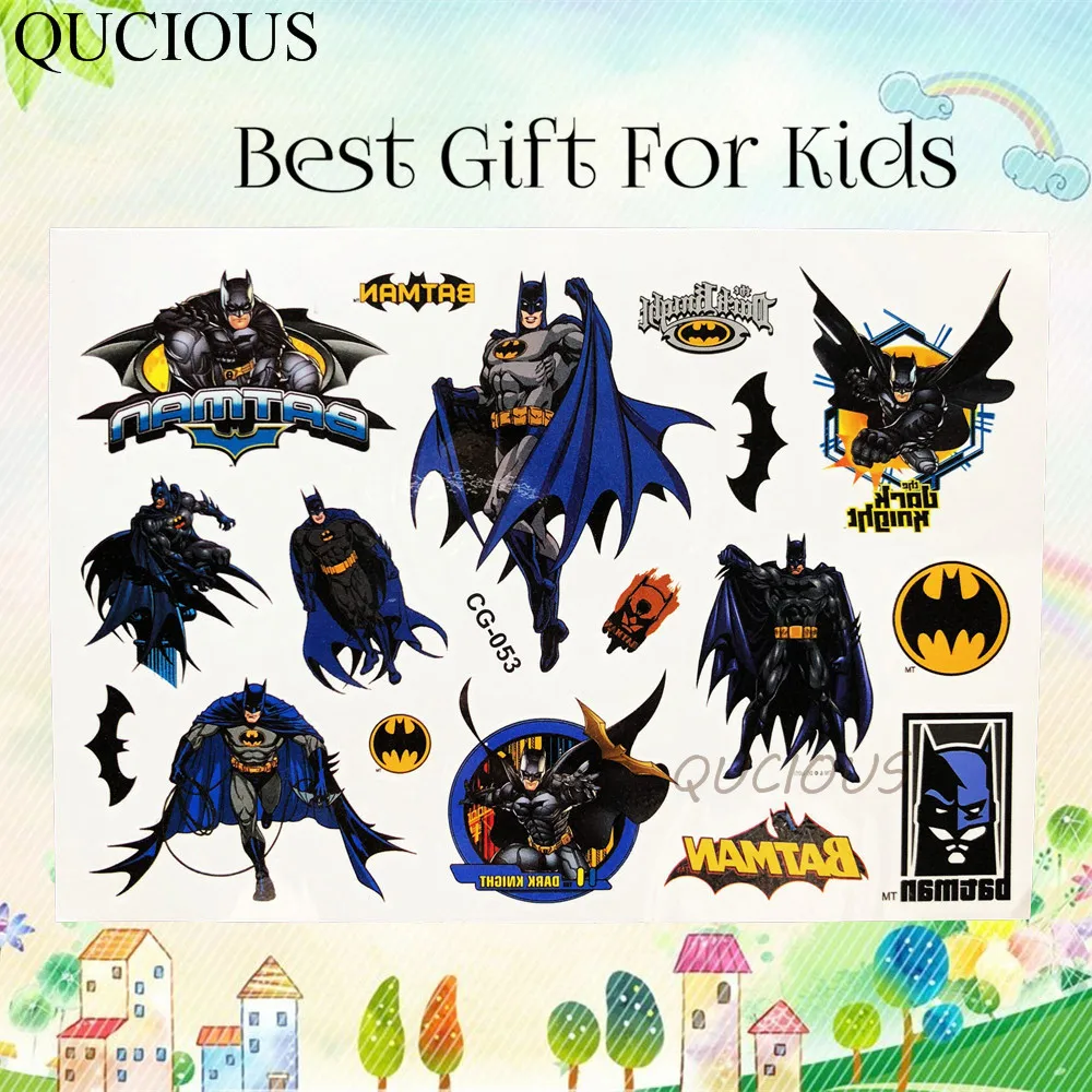 Знаменитое мультяшное временное тату Минни Микки Маус, тату для мальчиков и девочек, подарки, водонепроницаемые детские игрушки, поддельные тату-Стикеры, боди-арт - Цвет: QCG053