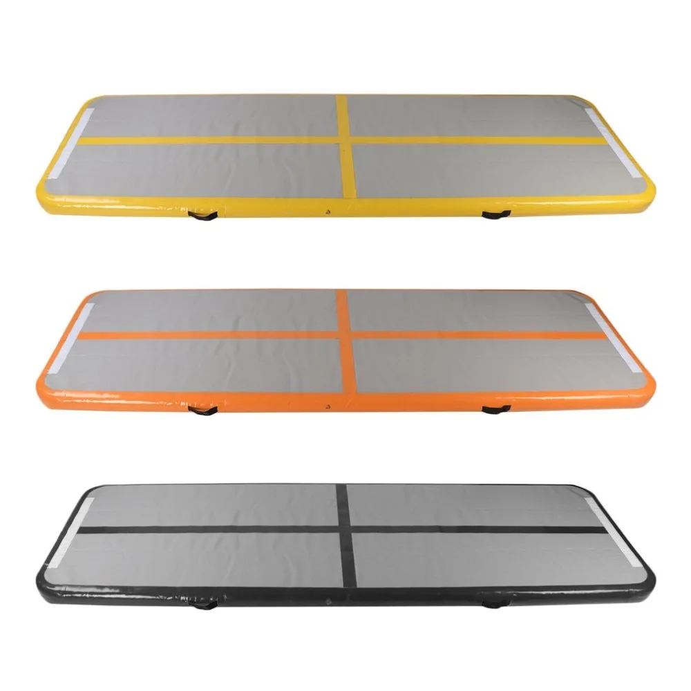 90*300*10CM Inflatable Yoga Mat Indoor Floor Gym Fitness Training