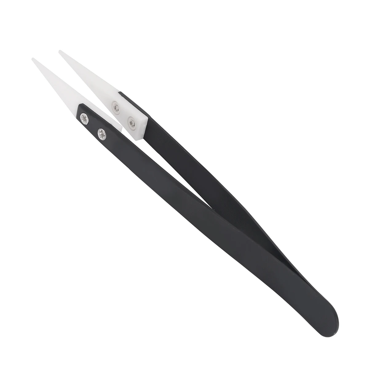 

1pc White Ceramic Tipped Plastic Tweezer Fine Pointed Tips Heat Resistant Tweezer For Hand tools Repair Tools 130X10mm
