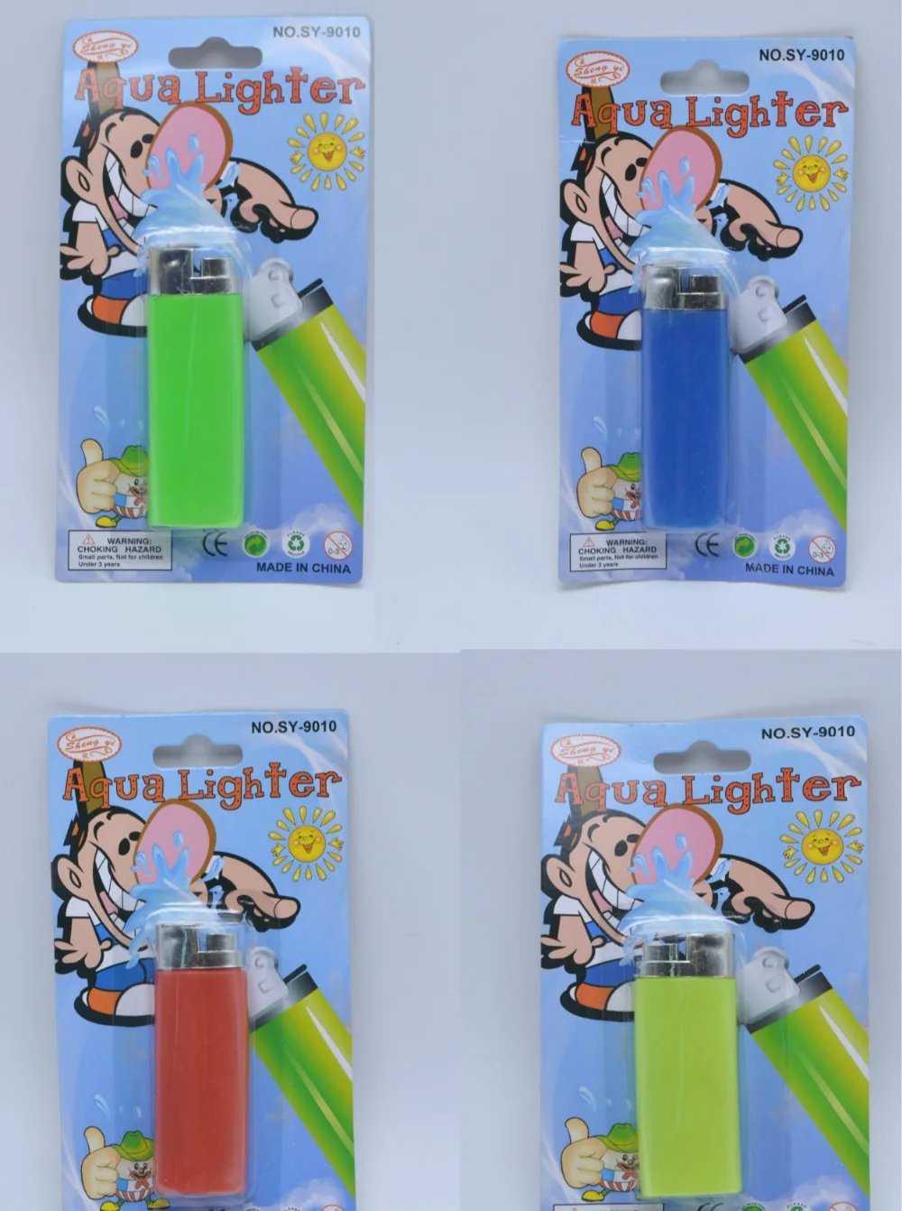 1PCS Funny Party Trick Gag Gift Water Squirting Lighter Fake Lighter