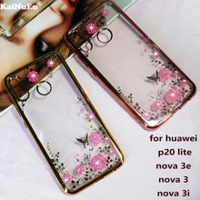 KaiNuEn Роскошные прозрачные мягкие телефон назад etui, coque, чехол, чехол для Huawei p20 lite nova 3 3e 3i силиконовый интимные аксессуары