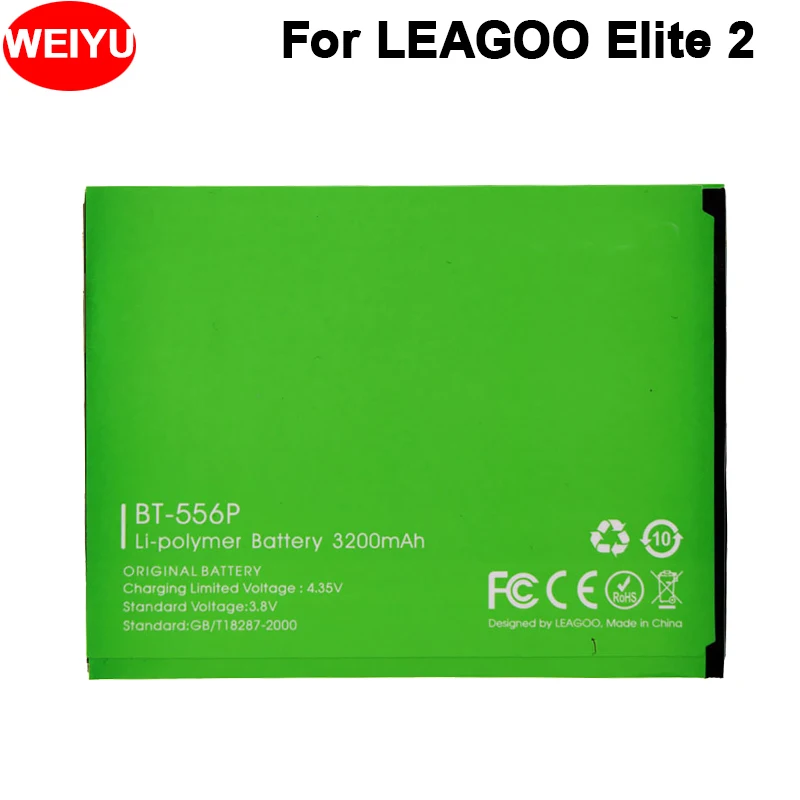 For LEAGOO Elite 2 Battery BT-556P Batterie Bateria Accumulator AKKU 3200mAh | Мобильные телефоны и аксессуары
