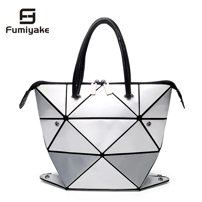 Женская Складная сумка из ПУ кожи с геометрическим рисунком|designer tote bag|tote bagdesigner