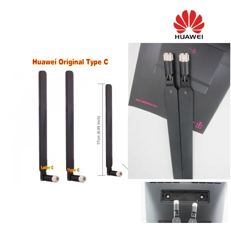 GENUINES черный huawei B525 B593 B315 B310 внешняя антенна тип C(маршрутизатор/модем в комплект не входит