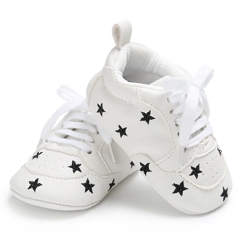 Для маленьких девочек; Мокасины младенческие из искусственной кожи, для тех, кто только начинает ходить, с мягкой подошвой для малышей; Кроссовки для новорожденных Повседневное спортивная обувь для мальчиков обувь