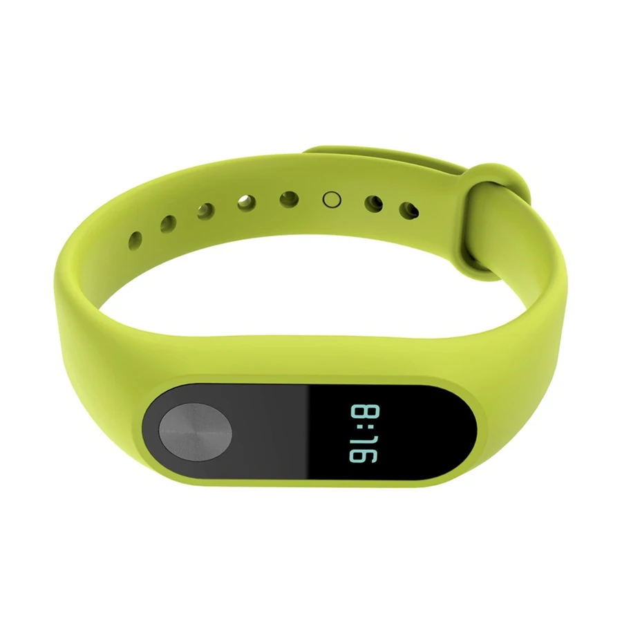 Новый силиконовый ремешок mi Band фитнес браслет сменный для Xiao band 2 трекер