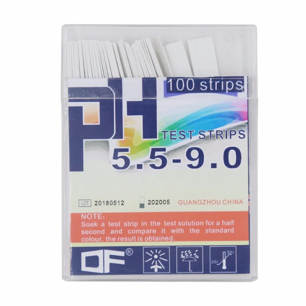 Тест полоски для определения pH 5 ct 40% 9|Измерители pH| |
