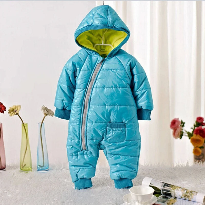 Одежда для малышей; детские комбинезоны высокого качества; зимняя теплая одежда из плотного хлопка для мальчиков и девочек; Детский костюм; Комбинезоны для детей; верхняя одежда
