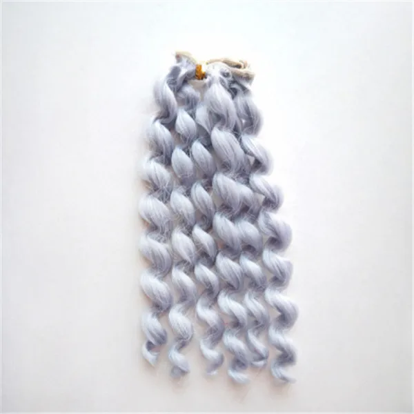1pcs 20*100cm Screw Curly Hair Extensions for All Dolls DIY Hair Wigs Heat Resistant Fiber Hair Wefts 19