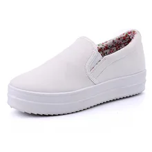Promotional 2016 Casual Flat Heel Bow Knot Round Toe Slip On Black Loafer Shoes Autumn Comfortable