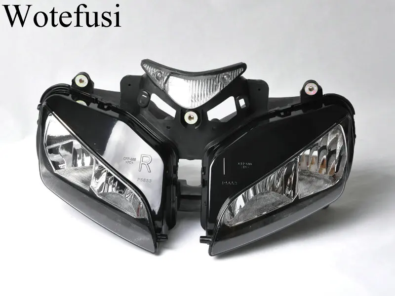 

Wotefusi Motorcycle Headlight Assembly Kit For HONDA CBR1000RR CBR 1000RR 04 05 06 07 [DD04]