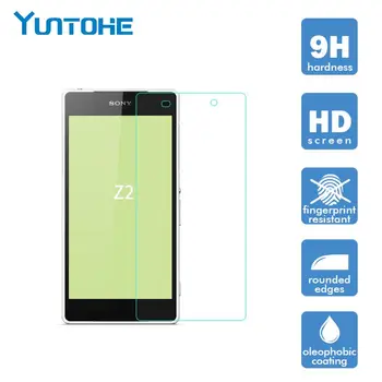 

For Sony Xperia Z2 Film Screen Protector Tempered Glass For Sony Xperia Z2 Glass Ultrathin Protective For Sony Z2 100pcs/lot