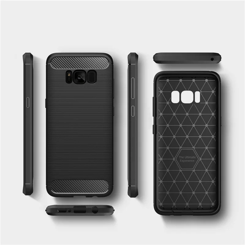 Jfvnsun чехол для Samsung Galaxy S8 + плюс новая мода углеродного Волокно Мягкие TPU Кисточки