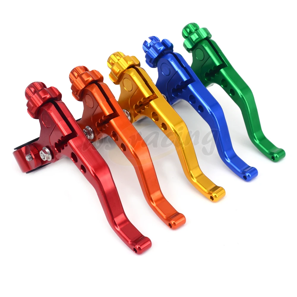 Motorcycle Short MX Stunt Clutch Lever Perch Assembly 2 Fingers For