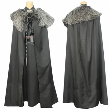 

Sansa Stark Costume Halloween Cosplay Outfit Game of Thrones Season 8 Costumes Winterfell Sansa Stark Dress Cloak