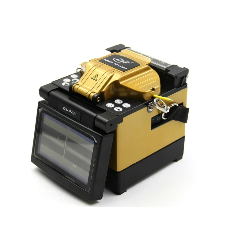 

High quality DVP-16 Optical Fiber Fusion Splicer FTTH Fiber Optic Splicing Machine English menu