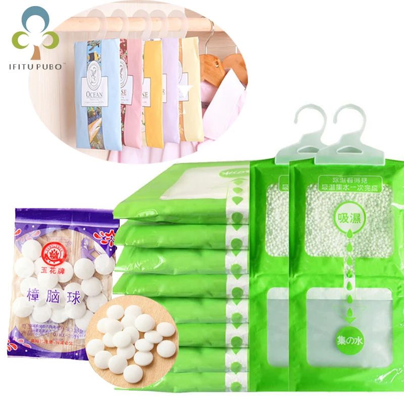 

Desiccant bag adsorbent dehumidifier Air Fresh Scent Bag Fragrance Sachets Natural Moth Balls Camphor Ball Deodorizer RQX