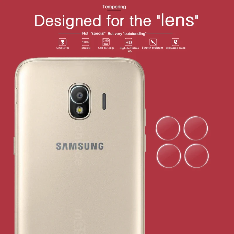 HD Задняя камера Объектив Закаленное стекло пленка для Samsung Galaxy J5 J2 Pro J1 Mini Prime J4 2018 J6