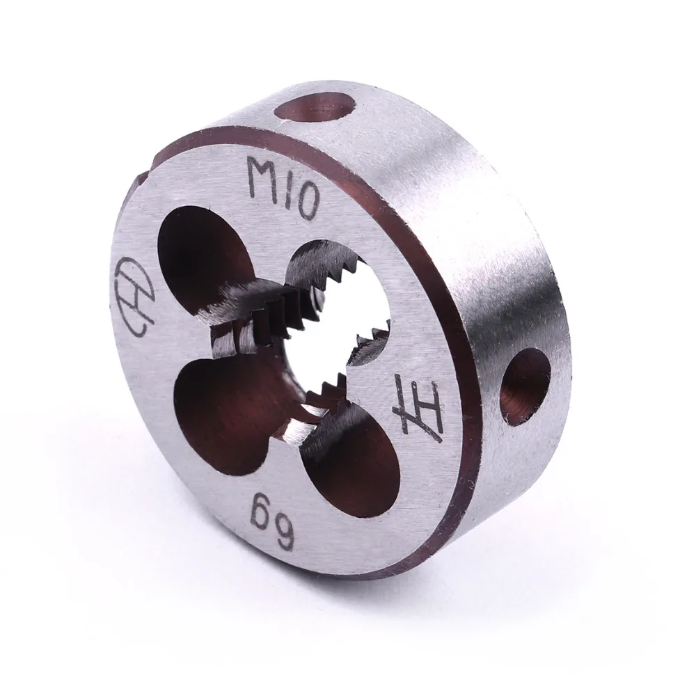 5pcs Machining Tools Thread Die 10mm Alloy Steel M10 x 1 mm Round Dies