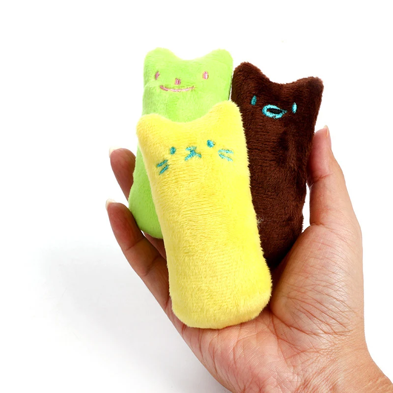 

Pet Cat Thumb Chew Catnip Toy Rat Shaped Popular High Quality Cute Interactive Pet Teeth Grinding Bite Short Plush Toys Cat Mint