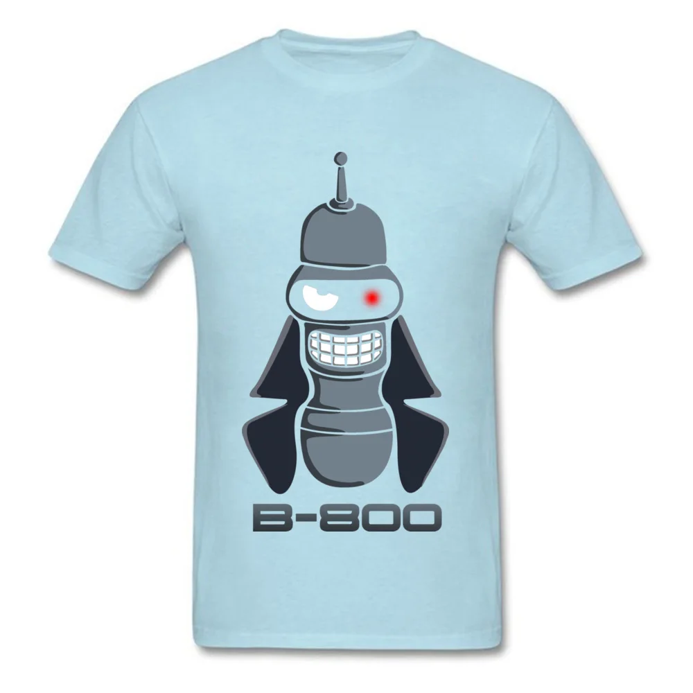 Special B-800 Casual Short Sleeve T Shirts Thanksgiving Day Round Collar Cotton Fabric Tees for Men Sweatshirts Crazy B-800 light