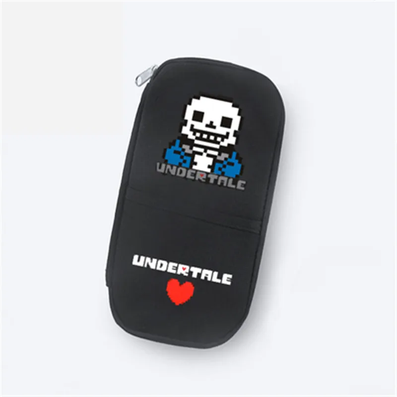 Длинный кошелек на молнии для игр Undertale Sans чехол карандаш школьные