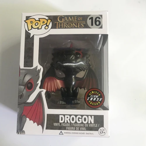 FUNKO POP Игра престолов RHAEGAL VISERION DROGON FigureToys коллекция моделей игрушек для детей - Цвет: 16-D