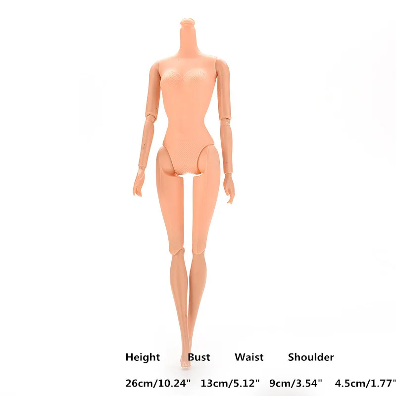 6 стилей, новинка, сделай сам, подвижная Обнаженная кукла, тело для кукольного дома, сделай сам, тело без головы, детские подарки, обучающие игрушки - Цвет: 4