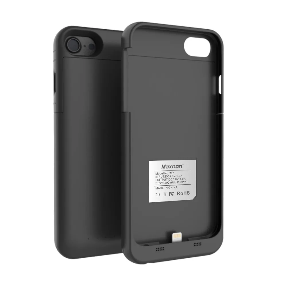 Новинка портативный чехол с внешним аккумулятором 4000 мАч для iphone 7plus телефона